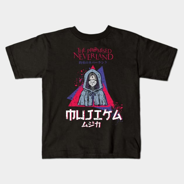 THE PROMISED NEVERLAND: MUJIKA (GRUNGE STYLE) Kids T-Shirt by FunGangStore